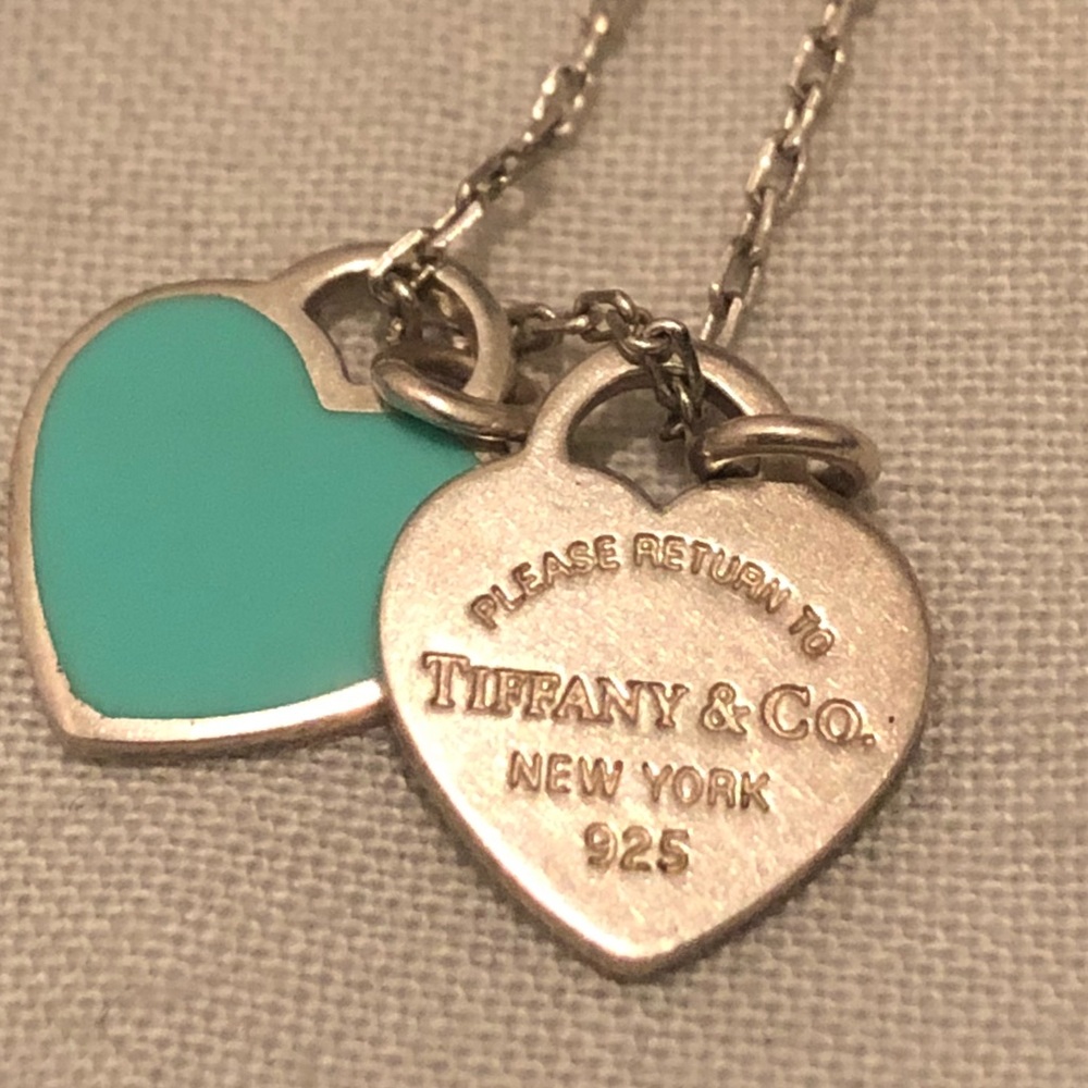 Tiffany & Co. double heart necklace
